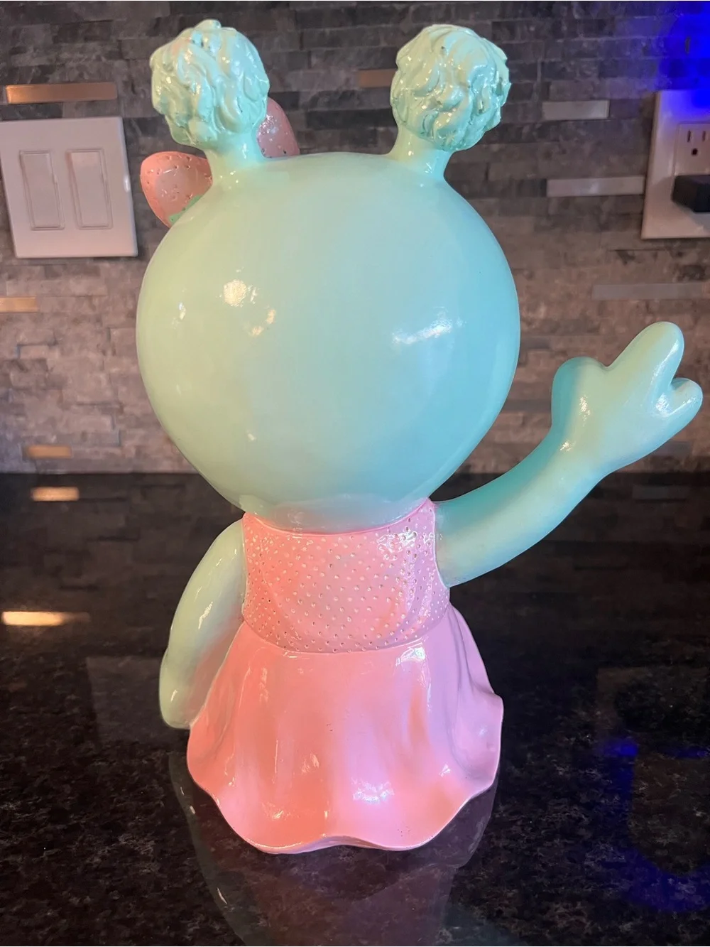 Pastel Toddler Girl ALIEN, Halloween Decor